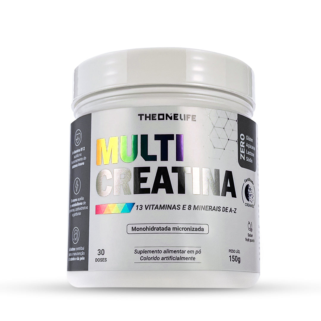 Creatina em Pó com Vitaminas AZ - Pote 150g