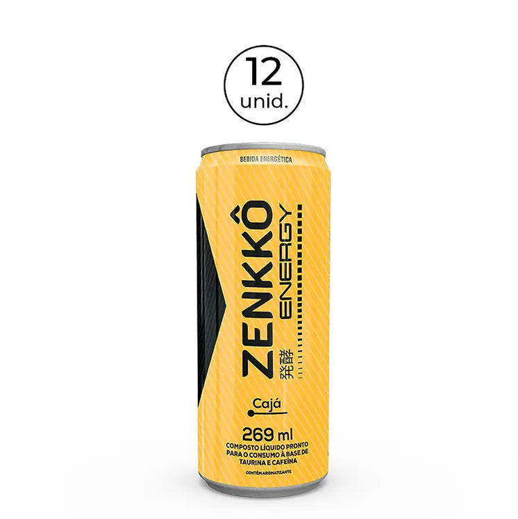 Zenkkô Energy Drink Sabor Cajá - Pack 12 unid