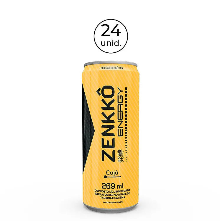 Zenkkô Energy Drink Sabor Cajá - Pack 24 unid