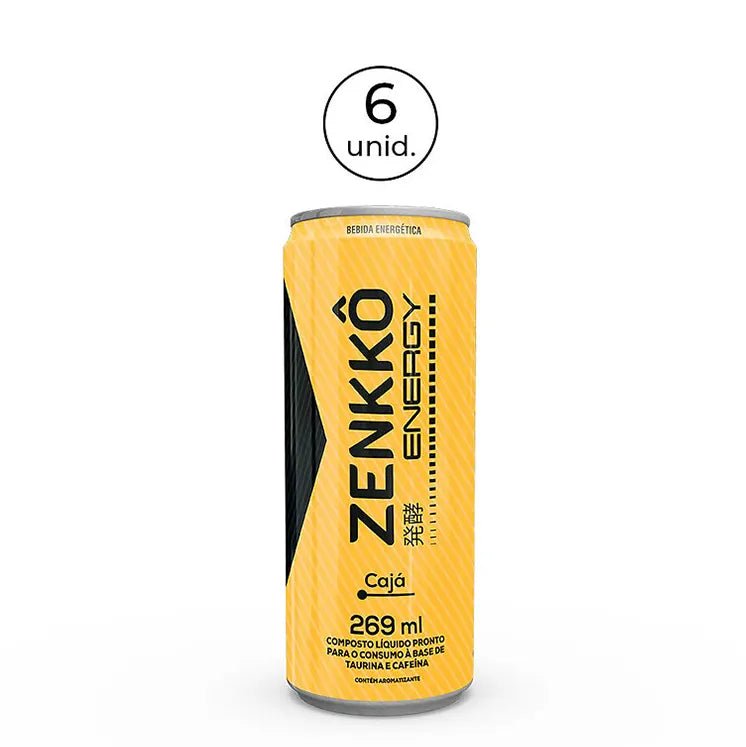 Zenkkô Energy Drink Sabor Cajá - Pack 6 unid