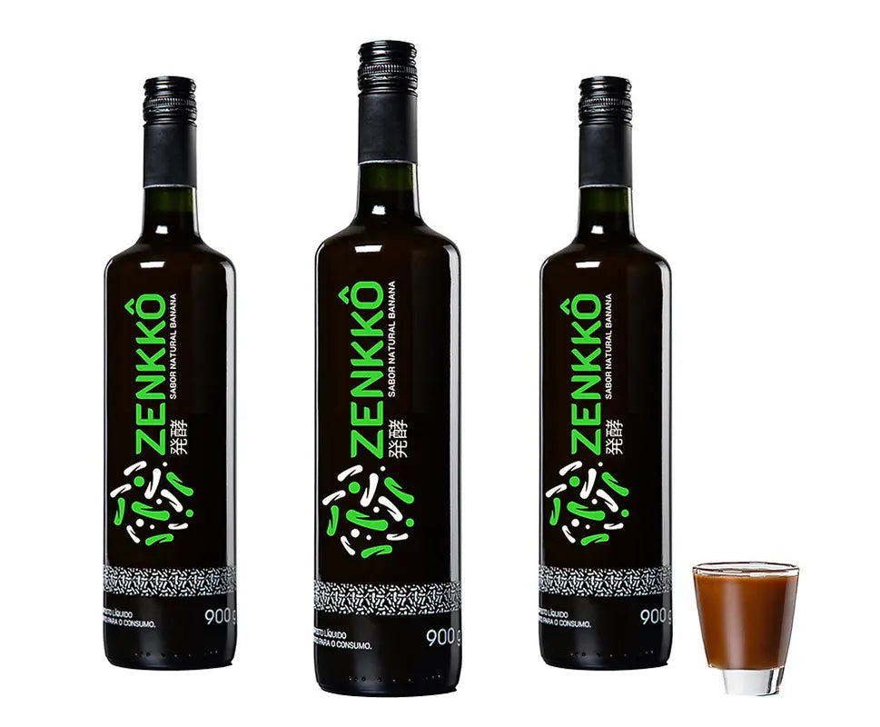 Zenkkô Juice Banana - Pac 3 Unid
