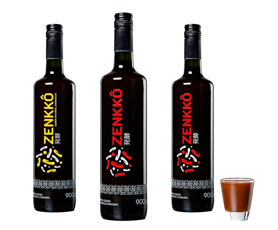 Zenkkô Juice Natural e Maracujá - Pack 3 unid